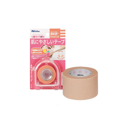 Nitoms Caremate Easy Cut Gentle Tape 25mm x 7m for Sensitive Skin