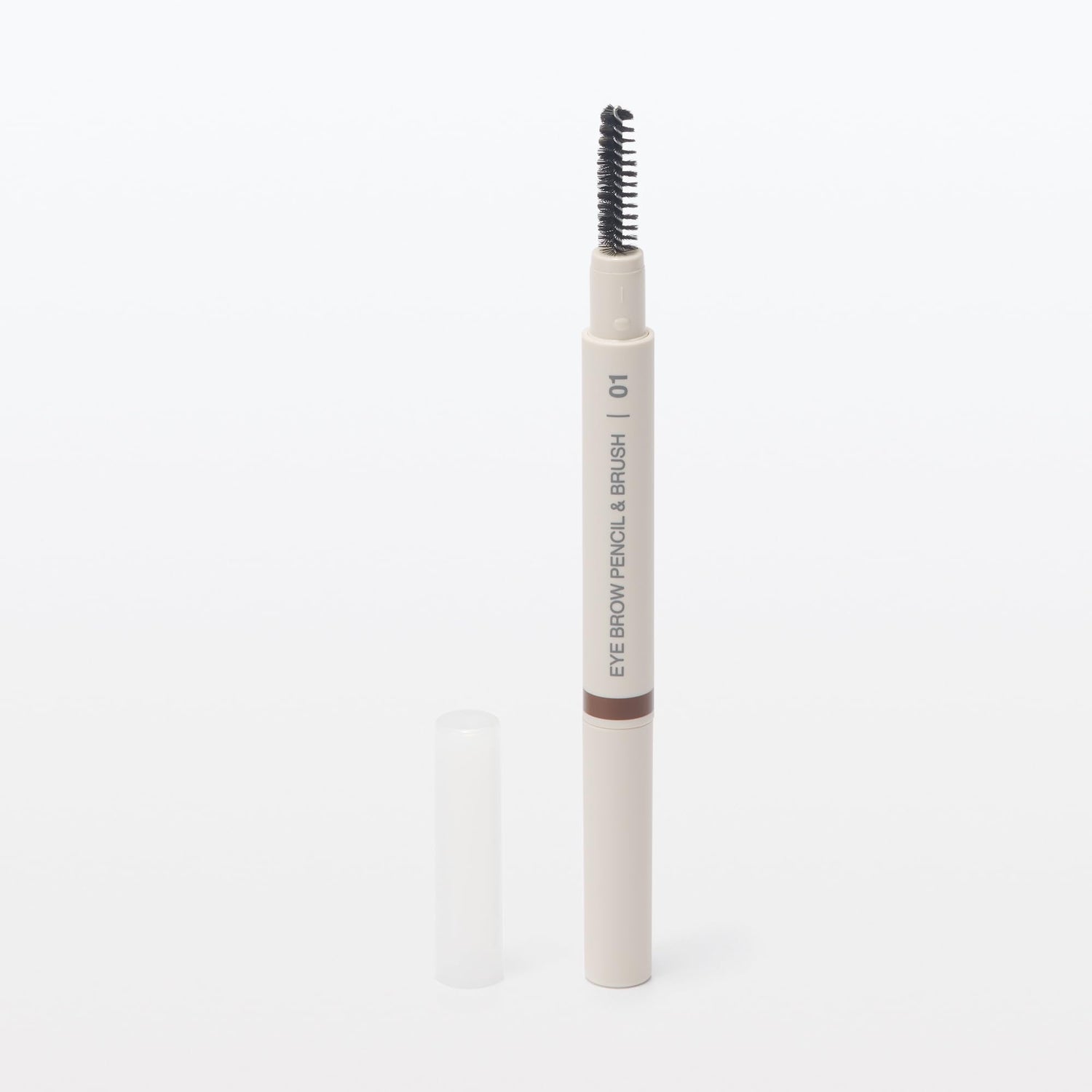 Mujirushiryouhin Eyebrow Pencil and Brush Dark Brown