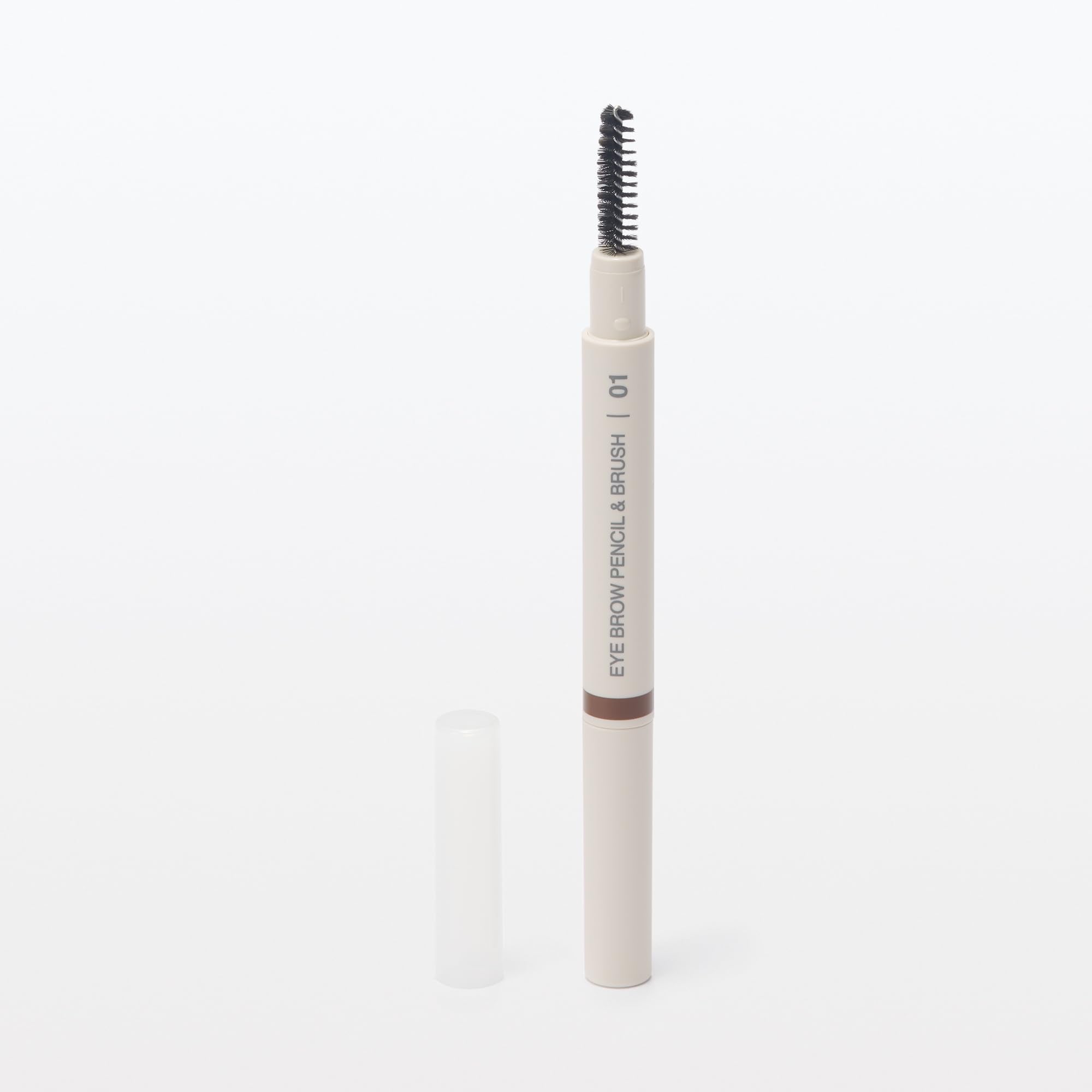 Mujirushiryouhin Eyebrow Pencil and Brush Dark Brown