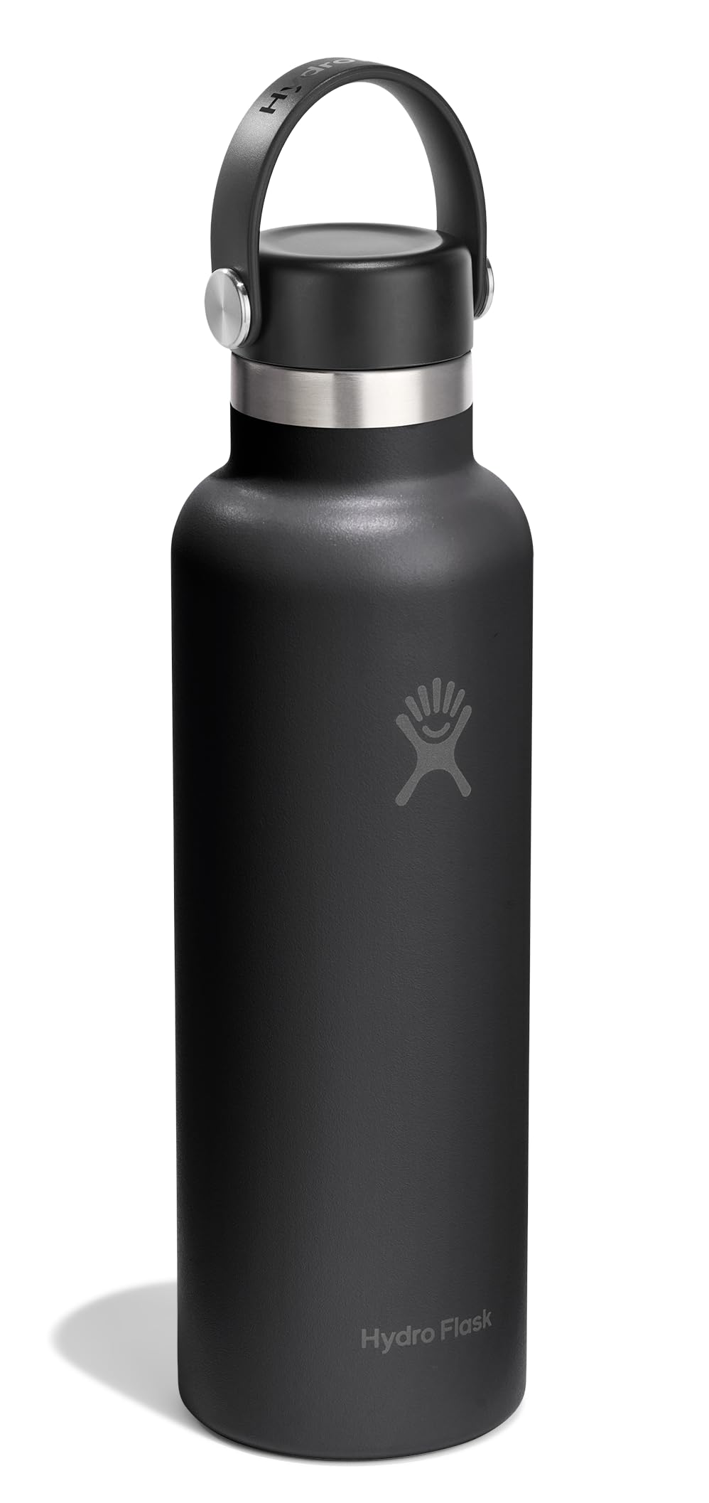 Hydro Flask Standard Mouth 21oz Water Bottle in Tonal Black