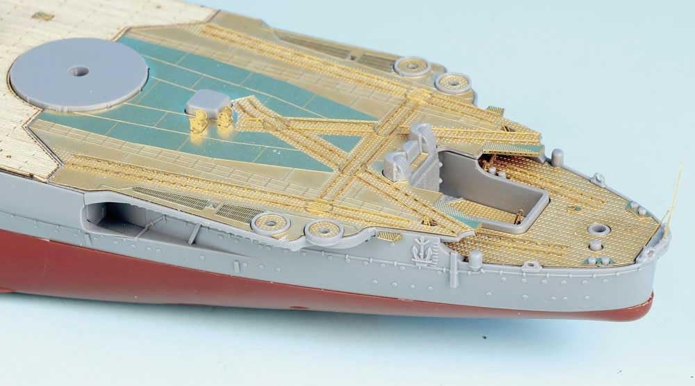 Tetra Model 1/700 Battleship Musashi Wooden Deck Etching Parts