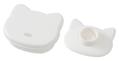 OSK Onigiri Case Cat Shape for Easy Rice Ball Making White