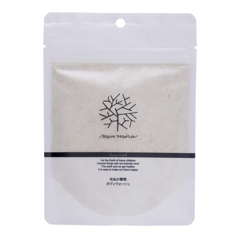Minnademiraiwo Rice Bran Enzyme Body Wash Refill 115g