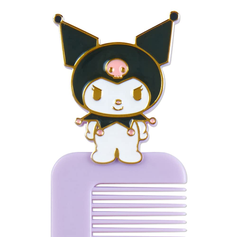 SANRIO Kuromi Compact Comb for Effortless Styling