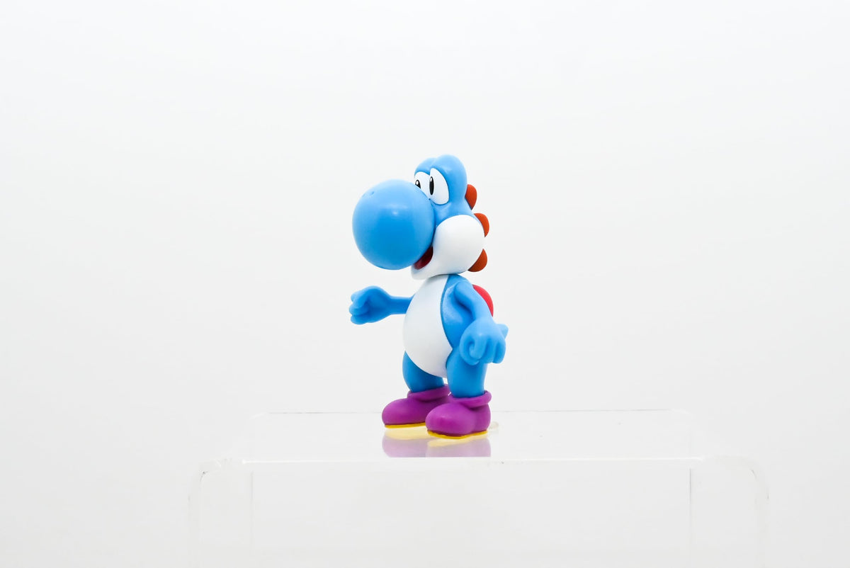 Sanei Super Mario Figure Collection Light Blue Yoshi PVC Figure