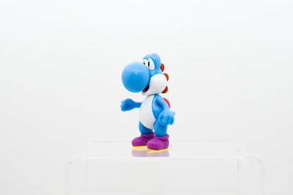 Sanei Super Mario Figure Collection Light Blue Yoshi PVC Figure