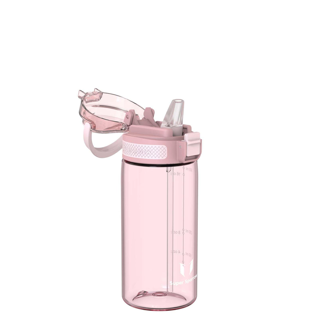 Super Sparrow Water Bottle 500ml BPA-Free with Straw