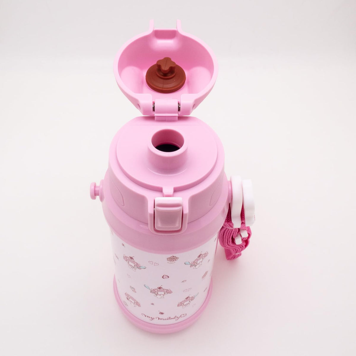 OSK Stainless Steel Water Bottle 600ml with Shoulder Strap