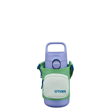 TIGER Stainless Steel Water Bottle 350ml with One-Push Lid