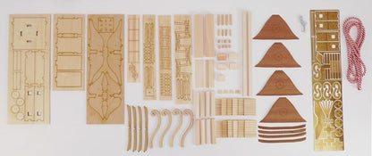 Woody JOE Mini Mikoshi Wooden Model Kit for Scenic Displays
