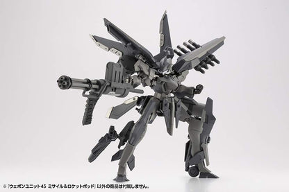 KOTOBUKIYA M.S.G Weapon Unit 45 Missile and Rocket Pod Model Kit 57mm