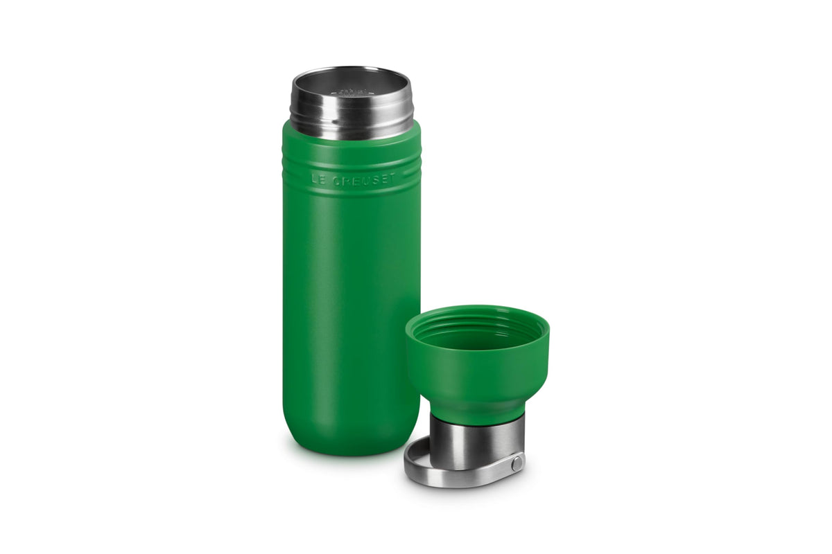 Le Creuset Stainless Steel Bottle 500ml with Bamboo Green Finish