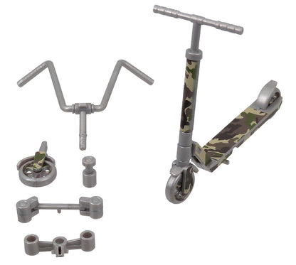 MIC Pripura Camo Kickboard Figure Full Color Printed Plastic Kit