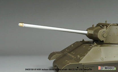 DEF.MODEL 1/35 WWII American M36 Jackson Tank Model with Metal Barrel Set