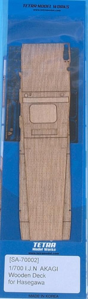 Tetra Model 1/700 Scale Japanese Aircraft Carrier Akagi Wooden Deck Parts
