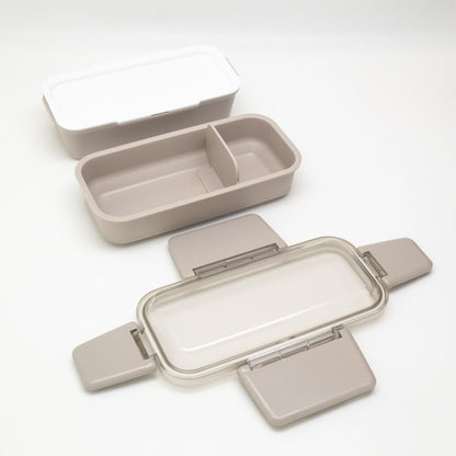 OSK Two-Tier Lunch Box with Dividers Calm Color 600ml