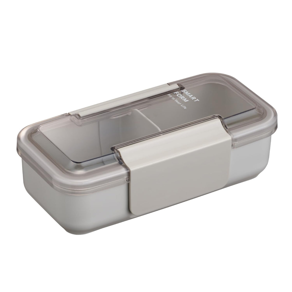 Lustroware Lunch Box Slim Easy Care 800ml Light Gray