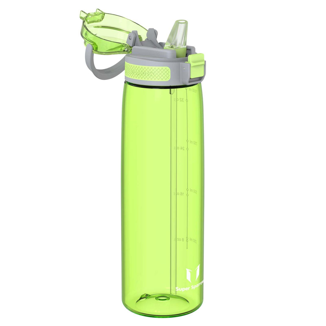 Super Sparrow 1L Water Bottle with Straw BPA-Free Durable Tritan
