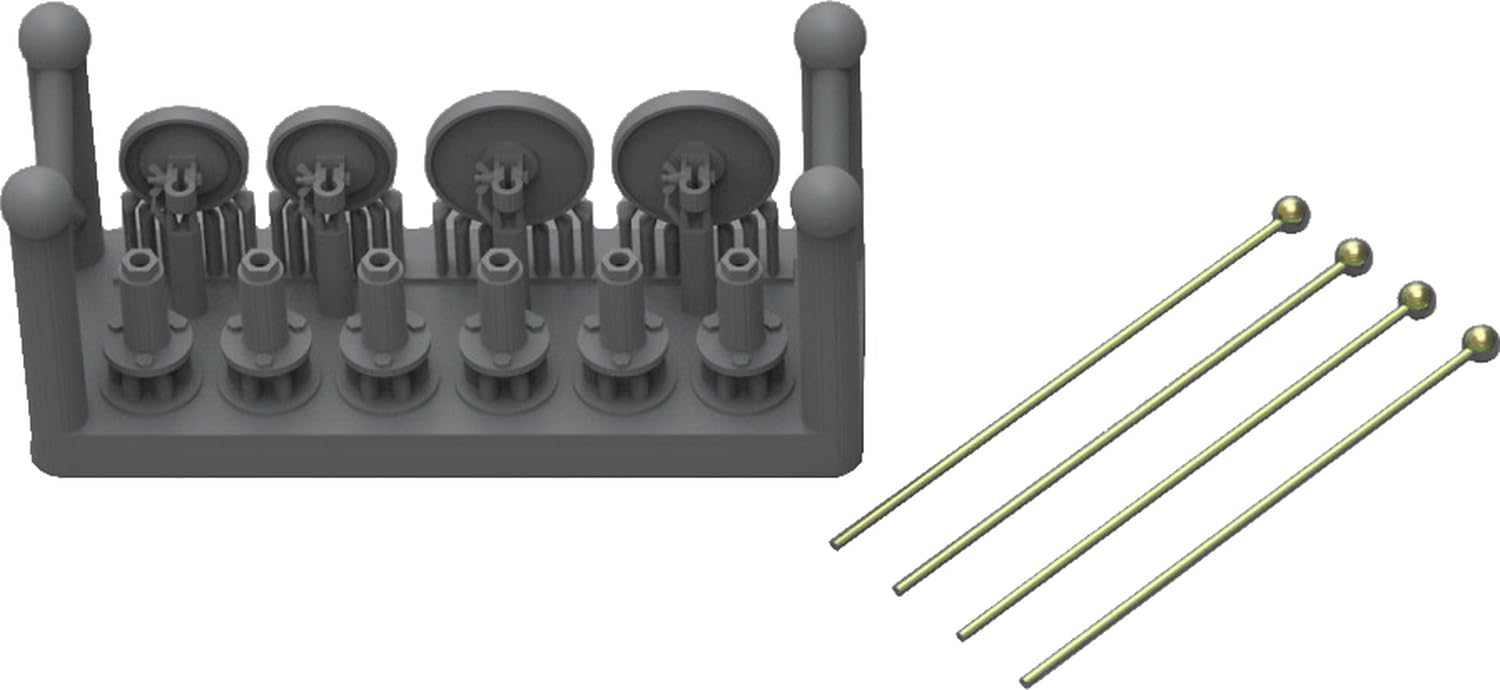 Master 1/72 Scale Model Width Pole Set for German Vehicles