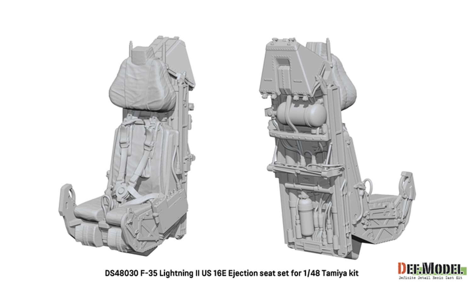 DEF.MODEL 1/48 F-35 Lightning II US16E Ejection Seat Model Parts