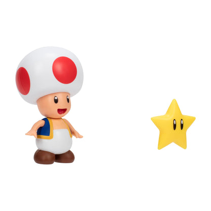 Sanei Super Mario Figure Collection Plus Toad with Super Star FCP-005