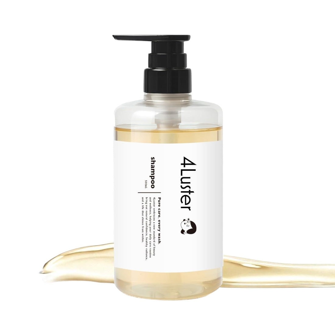 4Luster Cleansing Shampoo 500ml for Moisture and Shine