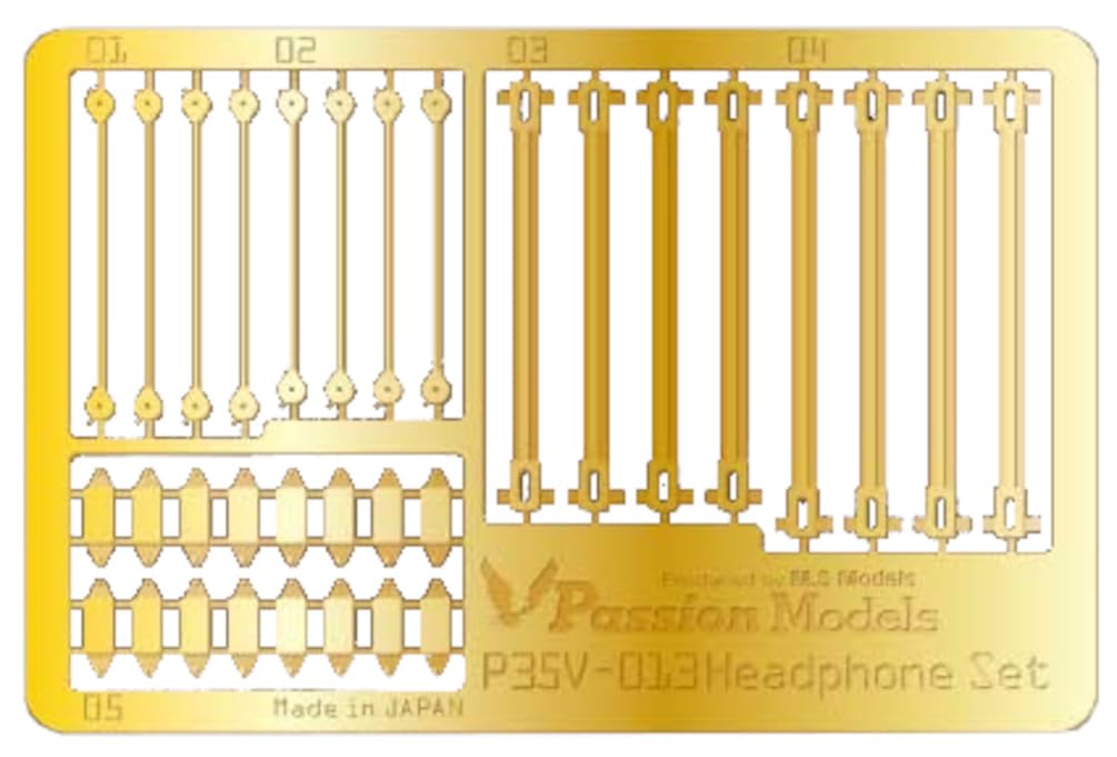 Passion Models 1/35 Headphone Etching Parts Set for Model Kits