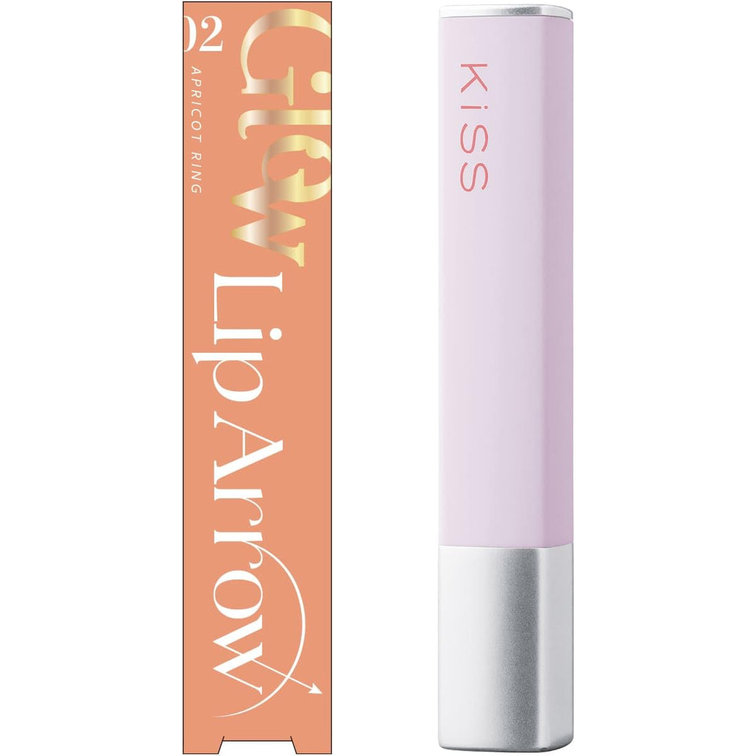 KiSS Lip Arrow Glow 02 Apricot Ring Hydrating Lip Color