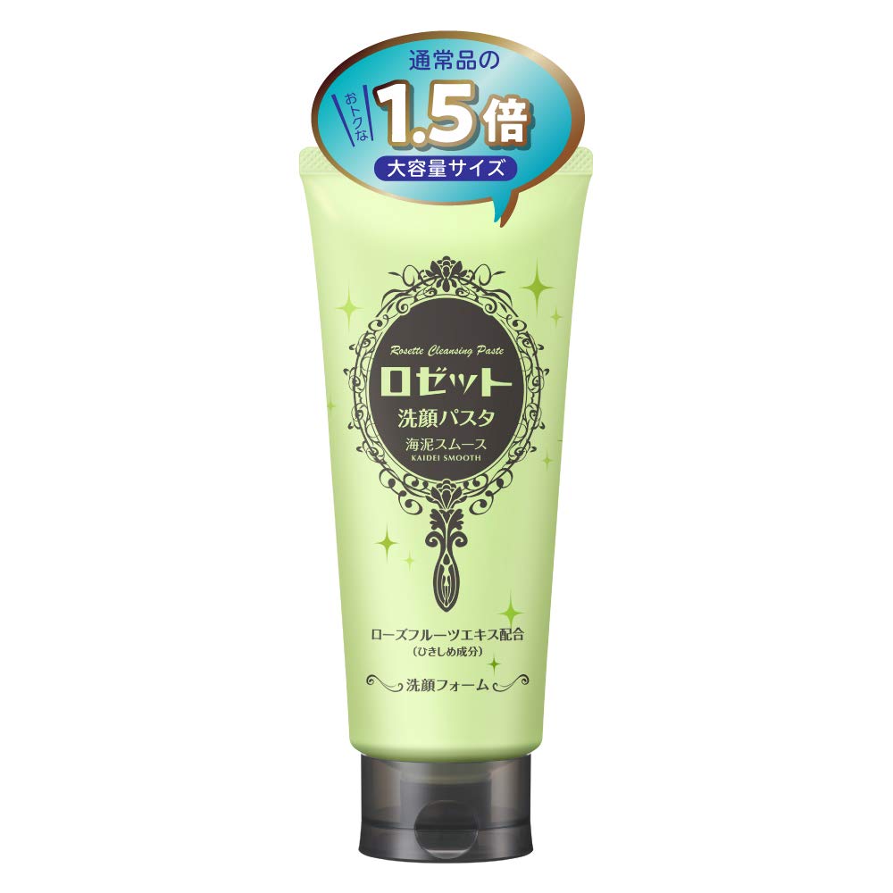 ROSETTE Cleansing Paste Sea Mud Smooth 180g for Japanese Skincare