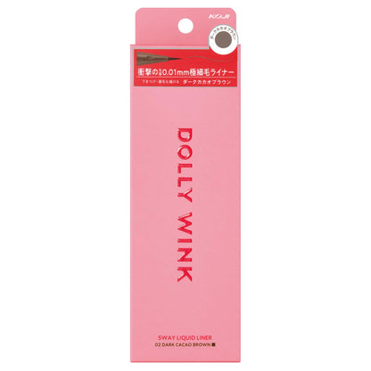 Dolly Wink 5-Way Liquid Liner Dark Cocoa Brown for Versatile Looks