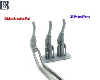 BSK Model 1/35 WWII German King Tiger and Jagdtiger Exhaust and Armor Cover Set