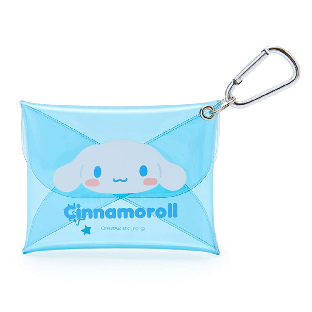 SANRIO Cinnamoroll Mini Clear Case, Approx. 10 × 1.5 × 8 cm