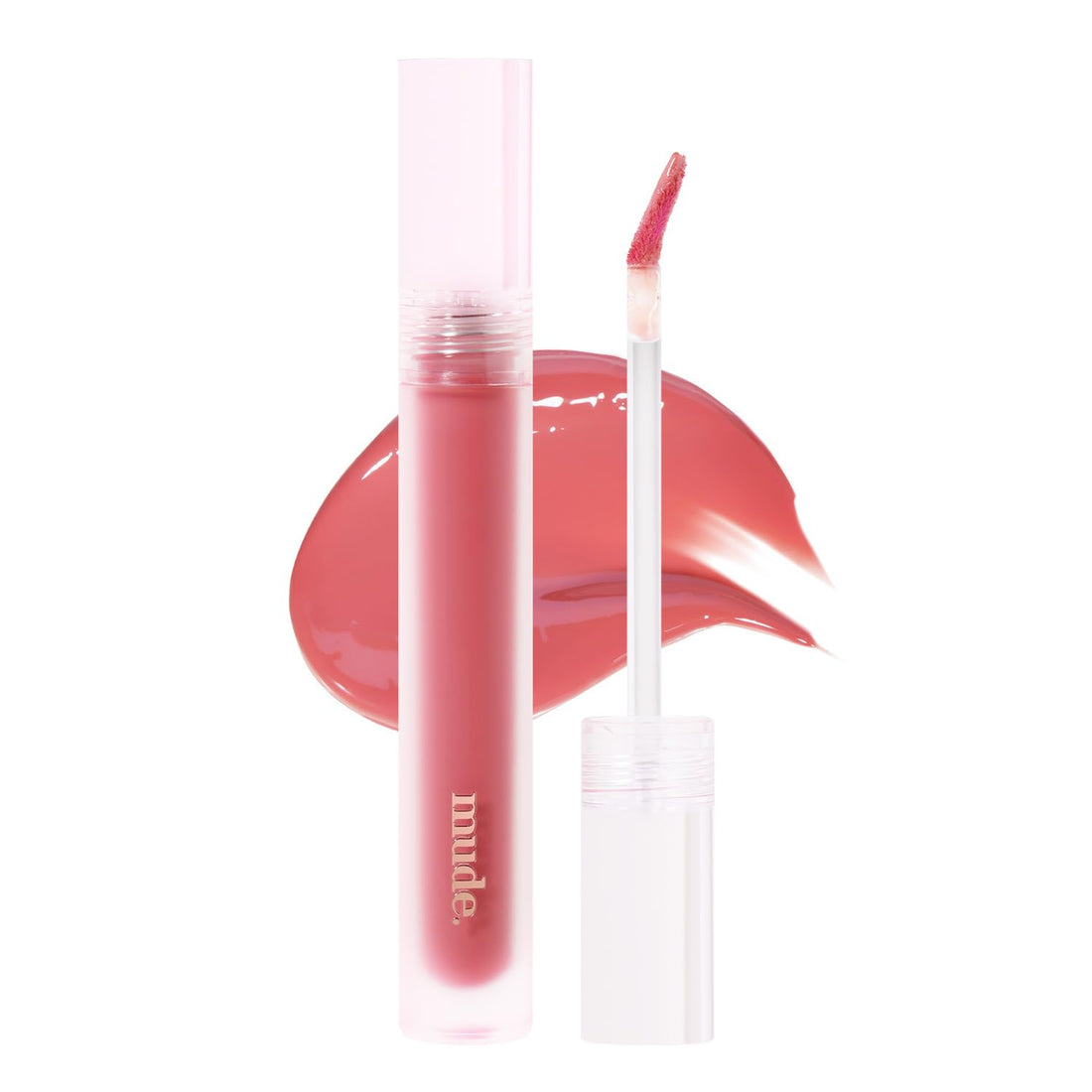 mude Glossy Lip Tint Own Pink for a Natural Finish