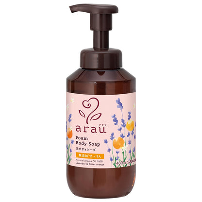 Saraya Arau Foaming Body Soap 480mL Gentle Cleansing