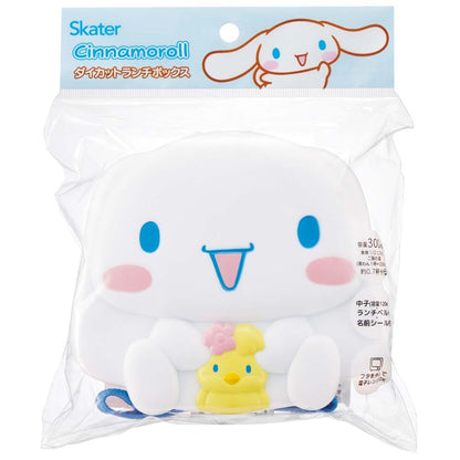 Skater Die-Cut Lunch Box 300ml for Kids with Cinnamoroll Design