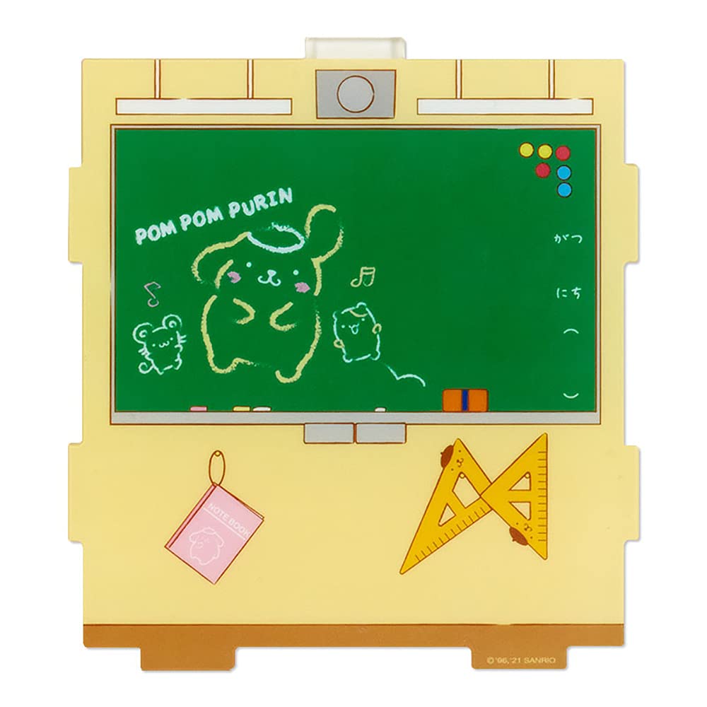 SANRIO Pompompurin Acrylic Stand Classroom Enjoy Idol Collectible
