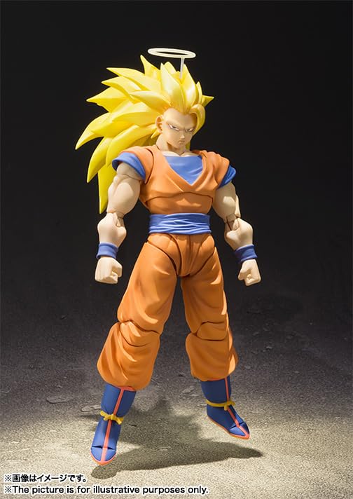 TAMASHII NATIONS S.H. Figuarts Dragon Ball Z Super Saiyan 3 Goku Figure 155mm