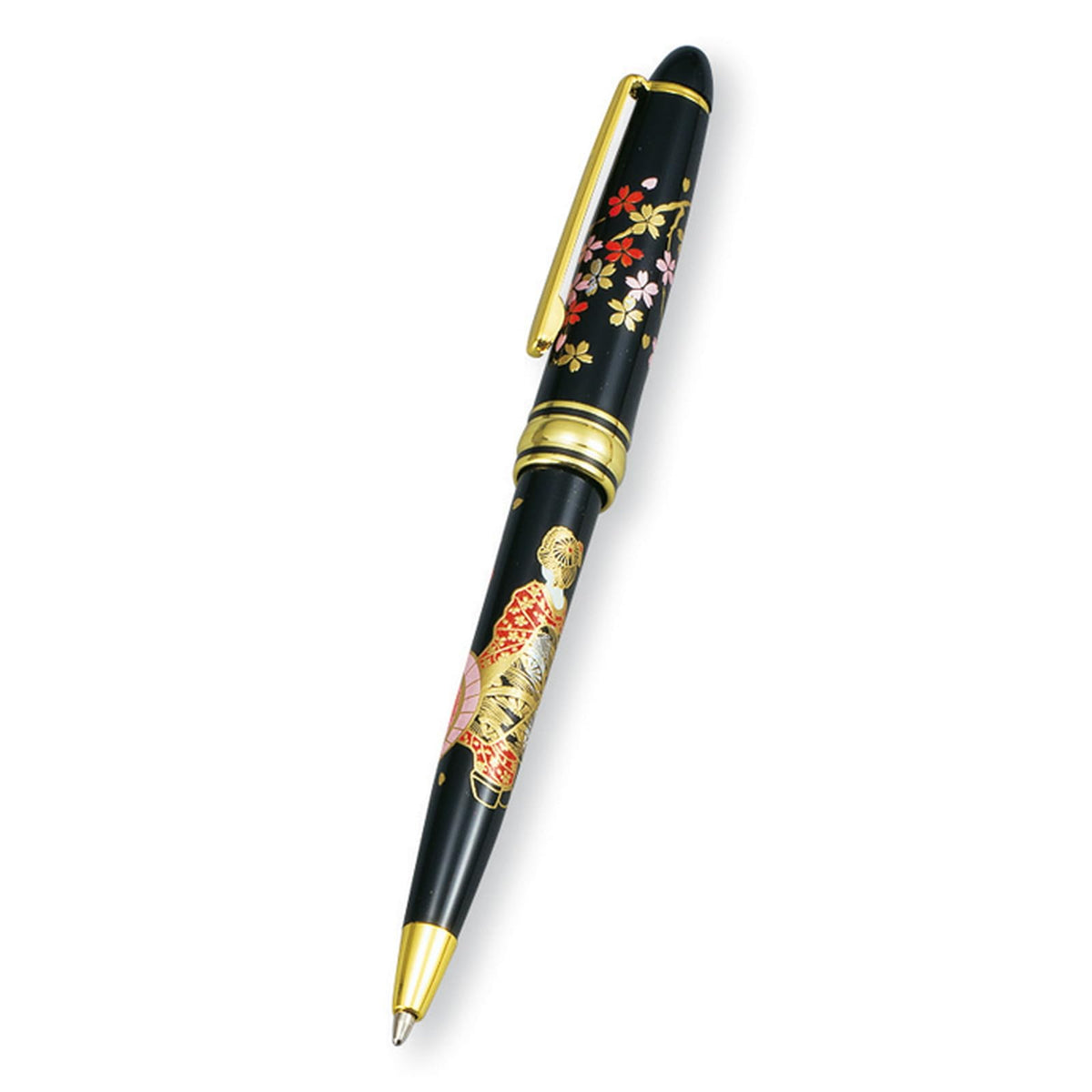 Mitani Yamanaka Lacquer Ballpoint Pen Traditional Japanese Design 13.5cm