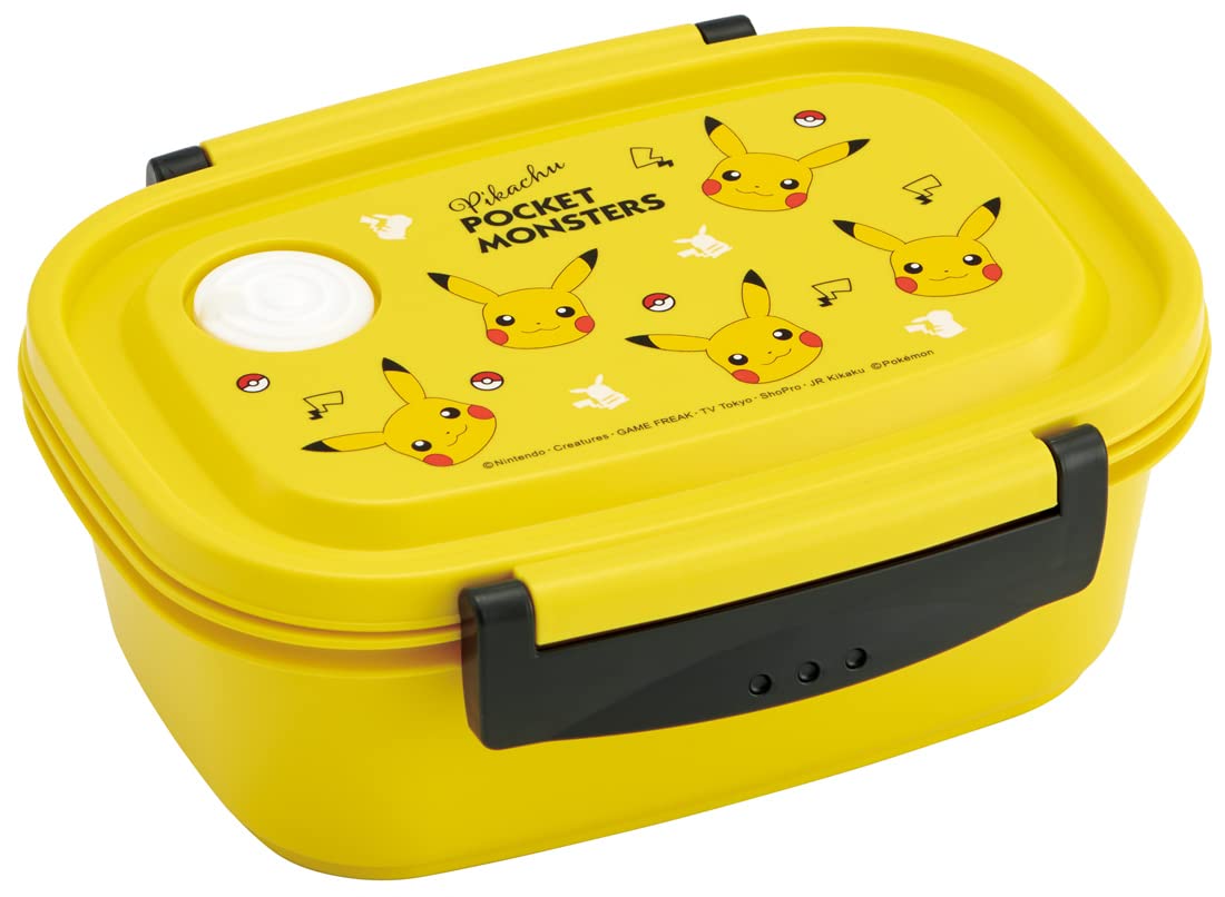 Skater Lightweight Bento Box Featuring Pikachu Face 550ml