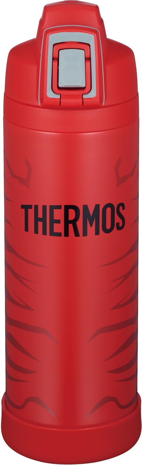 THERMOS Vacuum Insulated Sports Bottle with Strap 1L Red