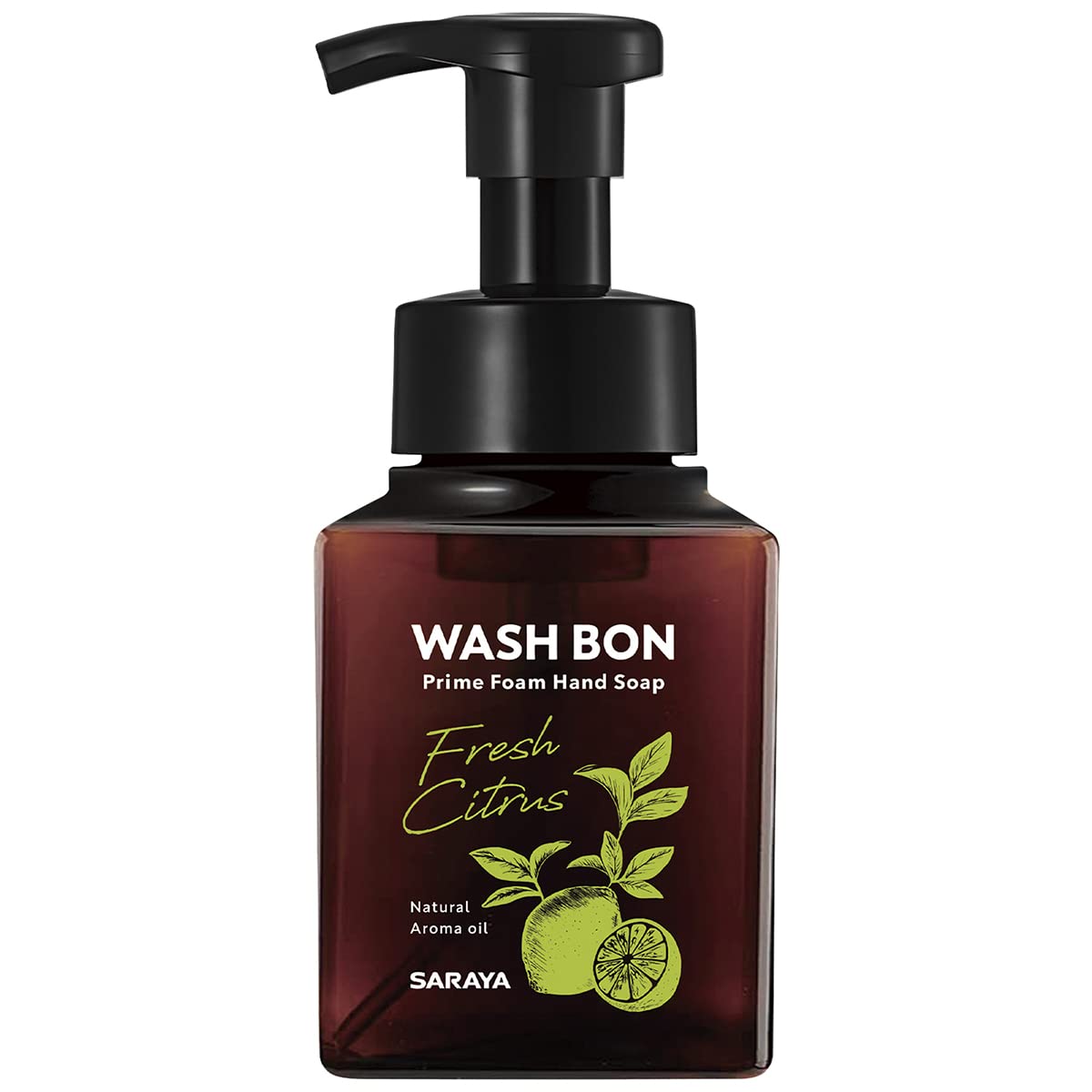 Saraya Washbon Prime Foam Fresh Citrus 280ml - Japanese Skincare