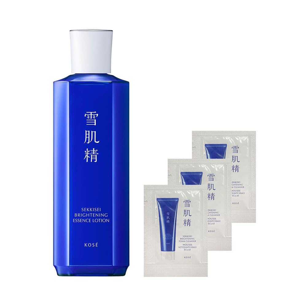 Sekkisei Brightening Essence Lotion 350mL Japanese Skincare Kit