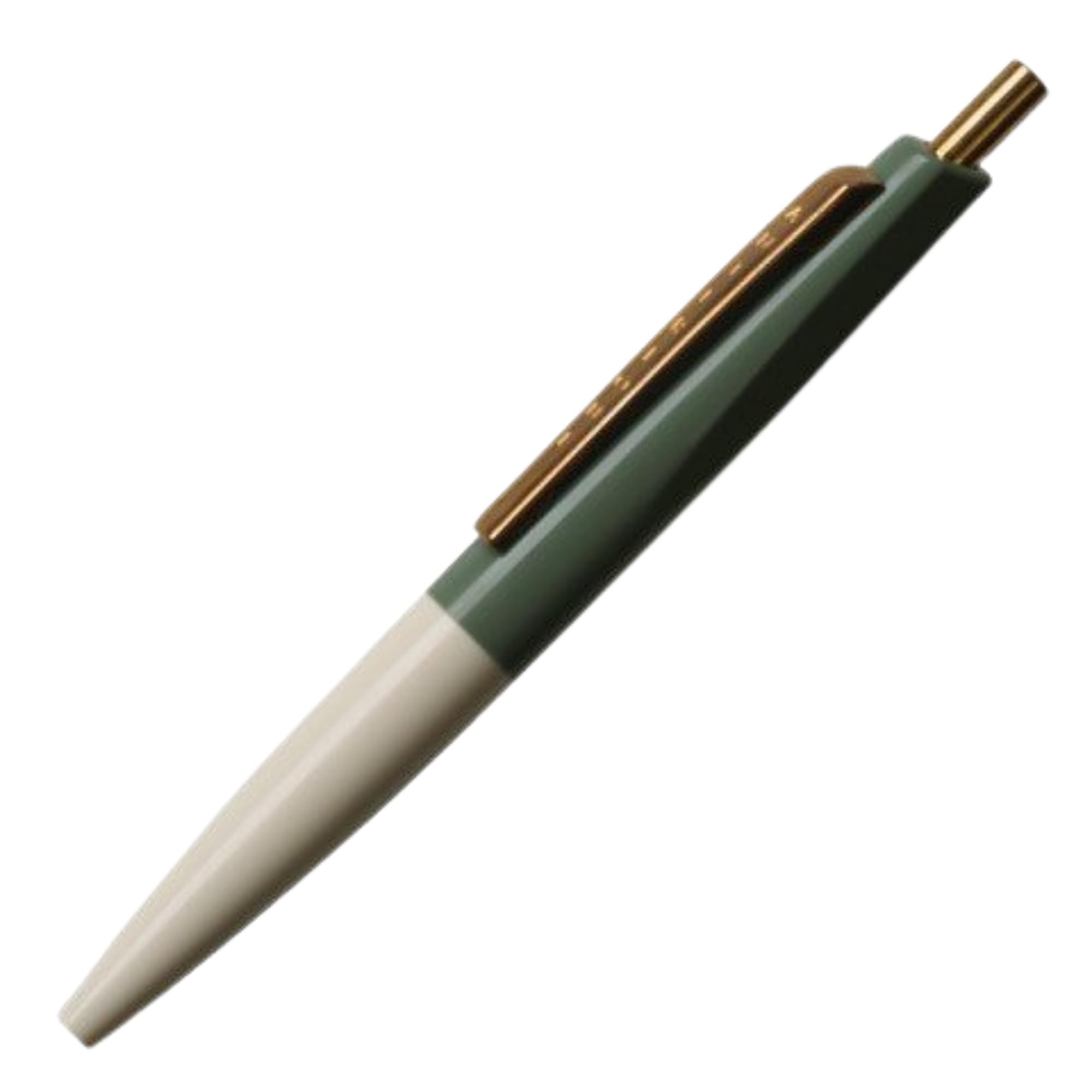 Anterique Mini Ballpoint Pen 0.5mm Sage Green and Ecru Beige