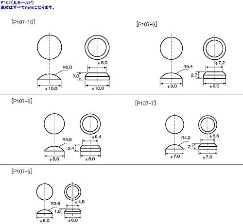 KOTOBUKIYA Modeling Support Goods P107 Round Mold for Plastic Models