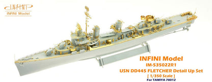 Infini Model 1/350 Scale Fletcher Class Destroyer Model Parts