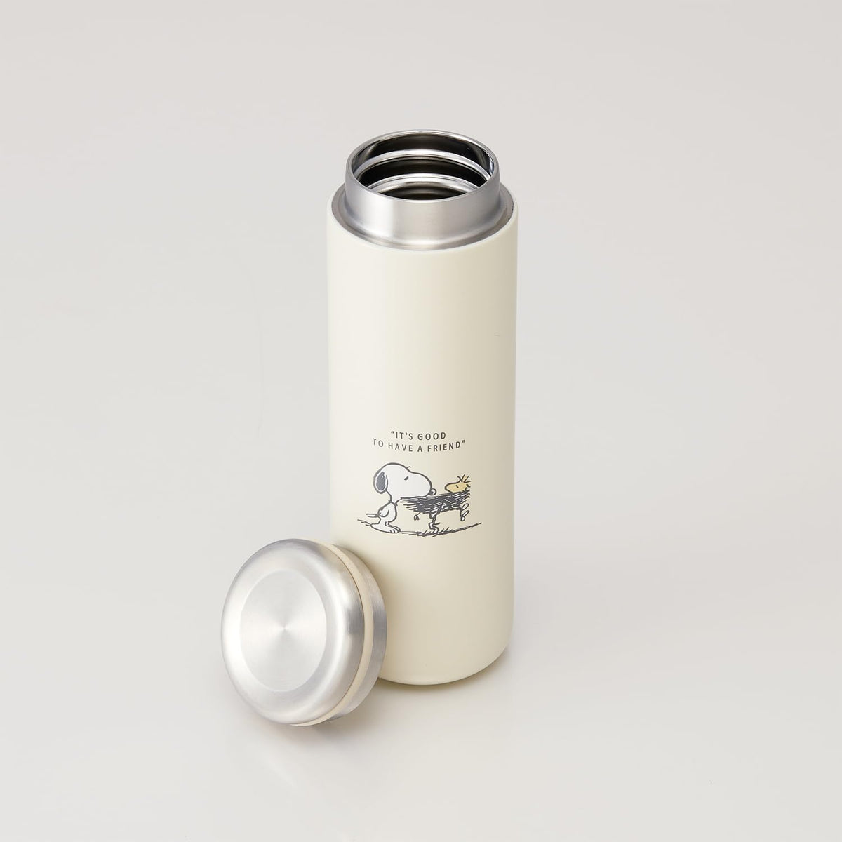 Skater Stainless Steel Bottle 280ml with Snoopy Design