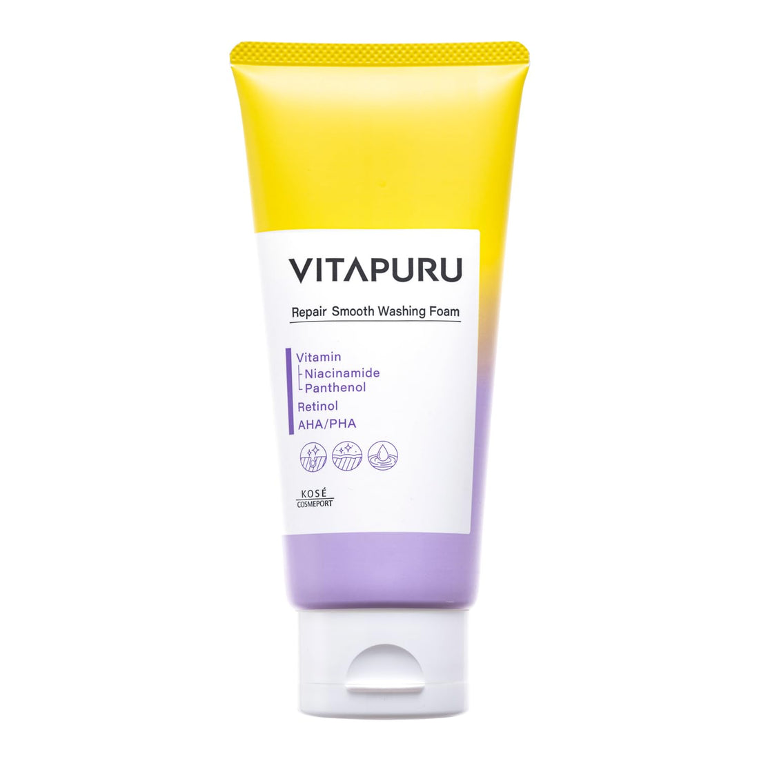 Vitaple Repair Smooth Washing Foam 130g Gentle Japanese Skincare