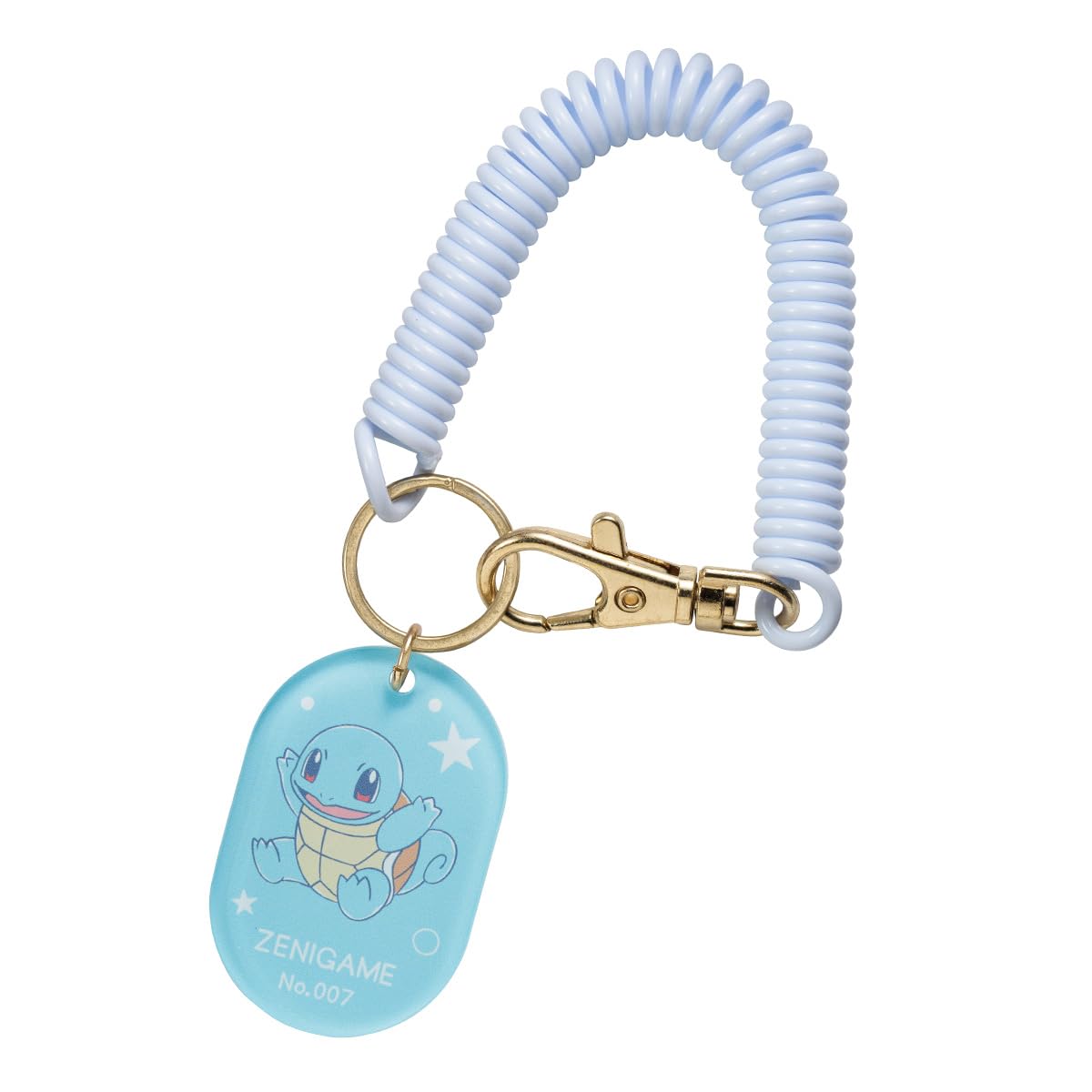 Suncrest Pokémon Squirtle Coil Strap Collectible Keychain