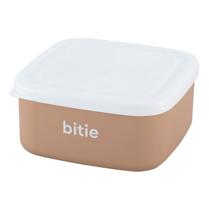 Mitani Bento Box Food Container Antibacterial Beige 350ml