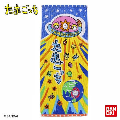 BANDAI Tamagotchi Face Towel Cute Character Design for Daily Use